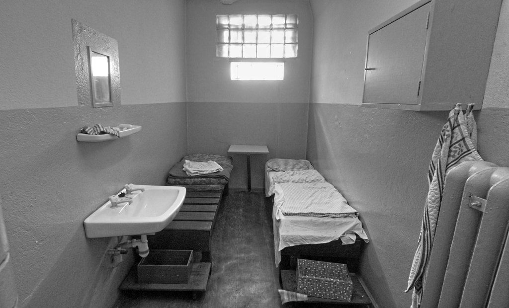 STASI und NKWD Gefaengnis und U-Haft, Potsdam, Lindenstrasse, Eine Zelle (c) Remo Kurka